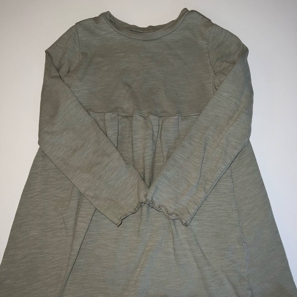 Little Co. Green Toddler Dress
